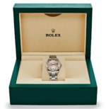 Date just ladies pink diamond dial 31mm