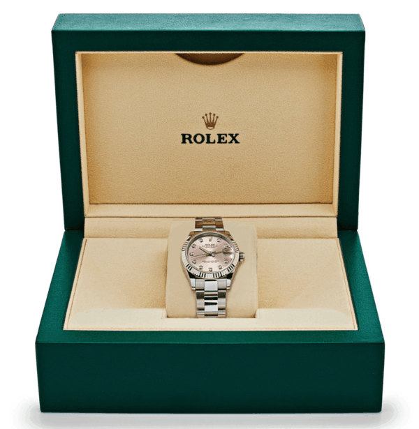 Date just ladies pink diamond dial 31mm
