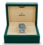 Date just mint green dial 41mm