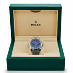 Date just steel blue diamond dial 41mm
