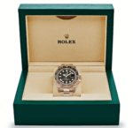 Gmt-master ii rose gold black dial 40mm