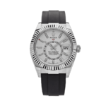 Sky-dweller white dial oysterflex 42mm
