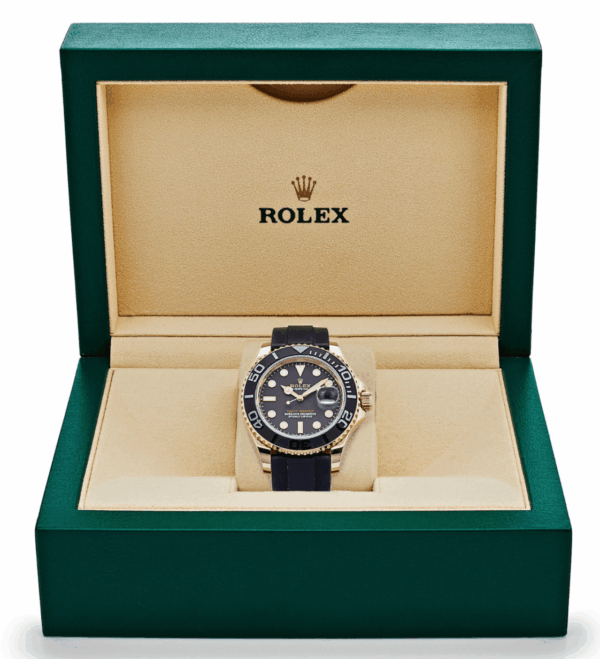 Yacht-master rose gold black dial 40mm
