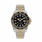 Gmt-master ii yellow gold black dial 40mm