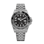 Gmt-master ii bruce wayne stainless black dial 40mm
