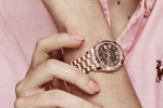 Date just ladies rose gold diamond chocolate dial 31mm