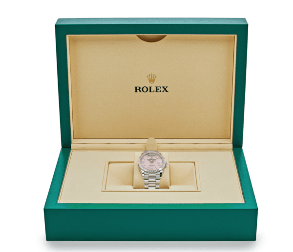 Day-date pink opal diamond dial 36mm