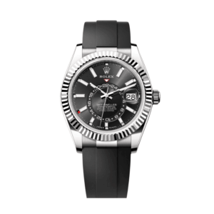 Sky-dweller black dial oysterflex 42mm