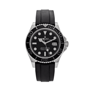Yacht-master white gold black dial 42mm
