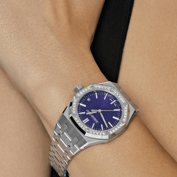 Royal oak white gold purple dial