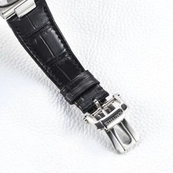 Nautilus Chronograph Black Leather PTP007