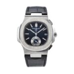 Nautilus Chronograph Black Leather PTP007