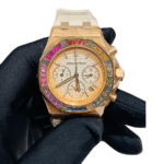 Royal oak white diamond dial