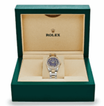 Date just ladies rose gold aubergine purple dial 31mm