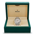 Date just steel silver dial 41mm