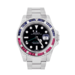 Gmt-master ii white gold black dial 40mm