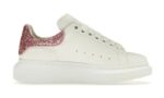 Oversize Bianco Bianco Rosa Glitter