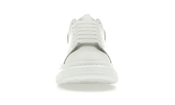 Oversized bianco argento coccodrillo