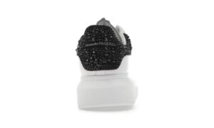 Oversized bianco nero cristallo