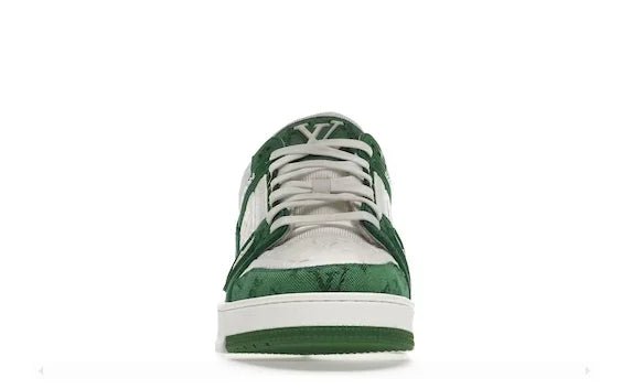 Green Monogram Denim White