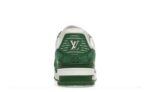 Green Monogram Denim White
