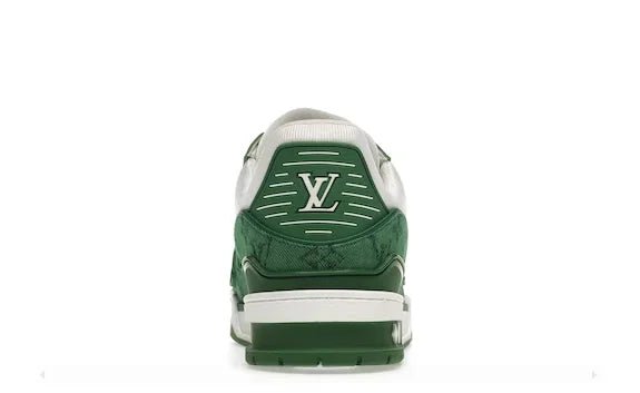 Green Monogram Denim White