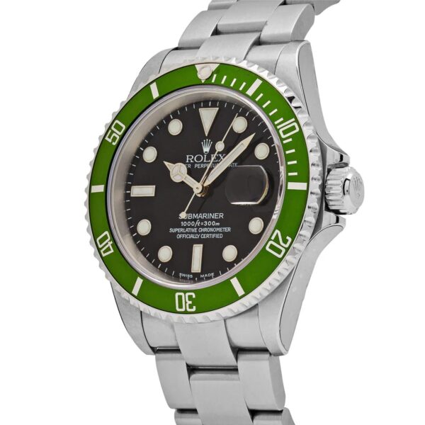Submariner Date 16610V 'Kermit' Bezel Flat 4 Steel Black Dial Oyster (2003)