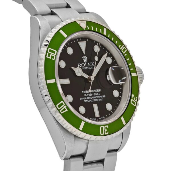 Submariner Date 16610V 'Kermit' Bezel Flat 4 Steel Black Dial Oyster (2003)