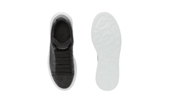 Women’s Glitter Oversized Sneaker in Black