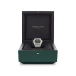 Royal Oak 15202PT.OO.1240PT.01 'Jumbo' Extra-Thin Platinum Green Dial (2021)