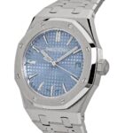 Royal Oak 15550ST.OO.1356ST.08 Steel Ice Blue Dial