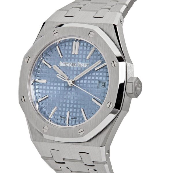 Royal Oak 15550ST.OO.1356ST.08 Steel Ice Blue Dial