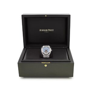 Royal Oak 26535PT.ZZ.1220PT.01 Selfwinding Flying Tourbillon Platinum Light Blue Dial