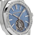 Royal Oak 26535PT.ZZ.1220PT.01 Selfwinding Flying Tourbillon Platinum Light Blue Dial