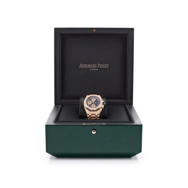 Royal Oak Offshore 26238OR.OO.2000OR.01 Chronograph 'Brick' Rose Gold Blue Dial