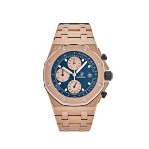 Royal Oak Offshore 26238OR.OO.2000OR.01 Chronograph 'Brick' Rose Gold Blue Dial
