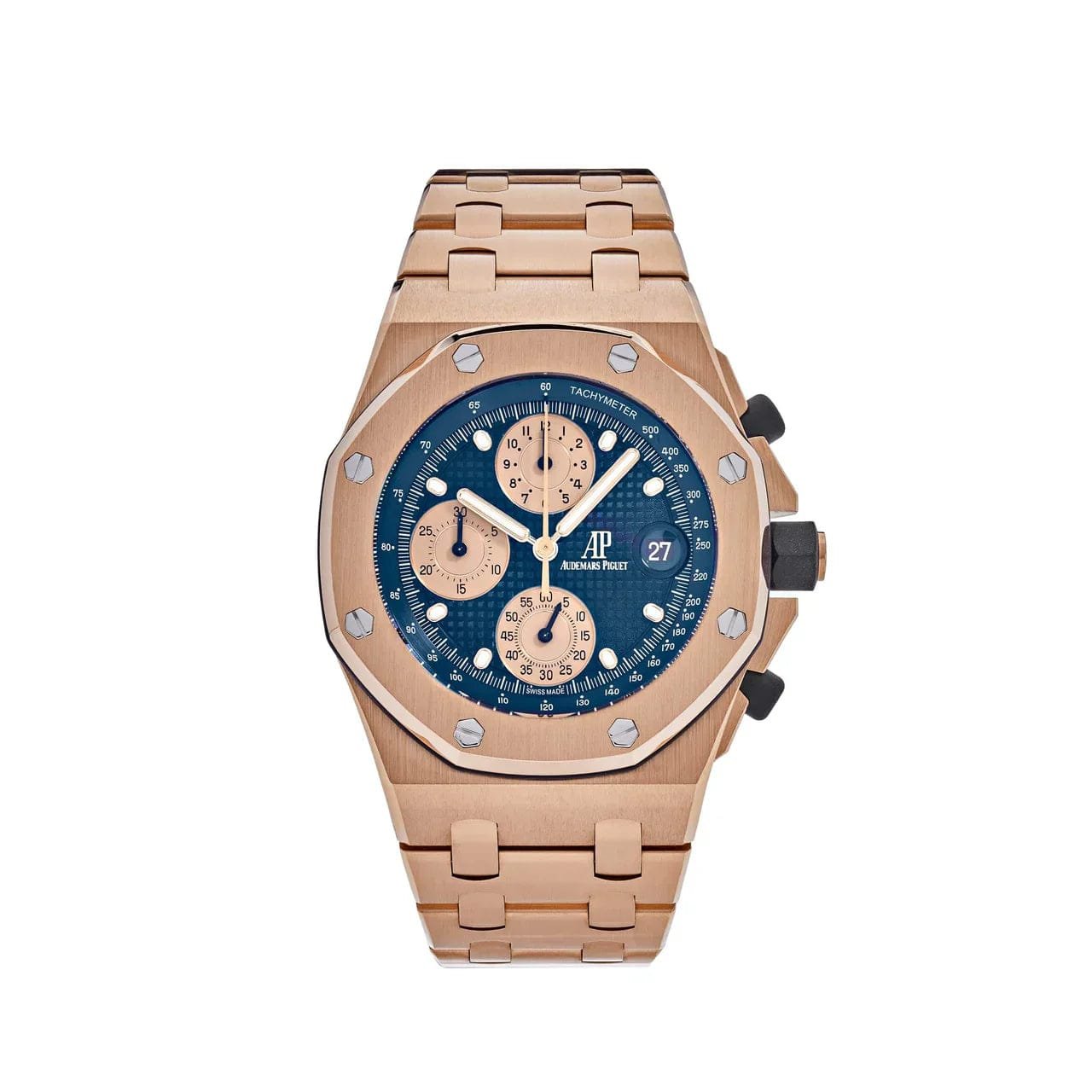 Royal Oak Offshore 26238OR.OO.2000OR.01 Chronograph 'Brick' Rose Gold Blue Dial