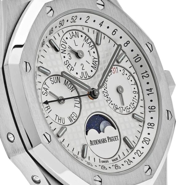 Royal Oak Perpetual Calendar 26574ST.OO.1220ST.01 Steel White Dial