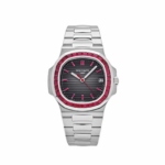 Nautilus 5711/112P-001 Platinum Grey Dial Ruby Bezel