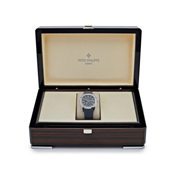 Aquanaut 5164G-001 'Travel Time' White Gold Blue-Gray Dial (2024)