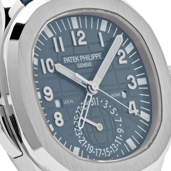Aquanaut 5164G-001 'Travel Time' White Gold Blue-Gray Dial (2024)