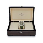 Aquanaut 5968G-010 Chronograph White Gold Khaki Green Dial
