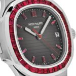 Nautilus 5711/112P-001 Platinum Grey Dial Ruby Bezel