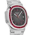 Nautilus 5711/112P-001 Platinum Grey Dial Ruby Bezel