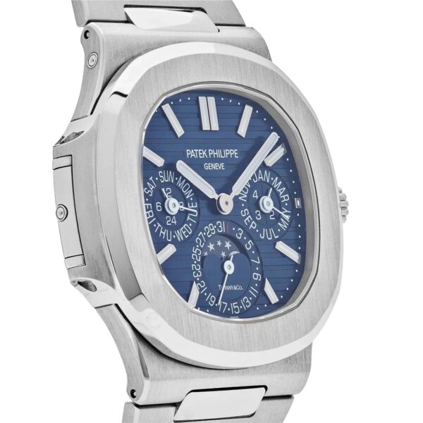 Nautilus 5740/1G-001 'Tiffany & Co.' Perpetual Calendar Moon Phase White Gold Blue Dial (2019)
