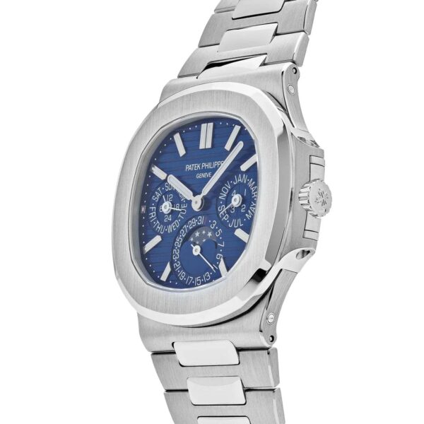 Nautilus 5740/1G Perpetual Calendar Moon Phase White Gold Blue Dial (2019)
