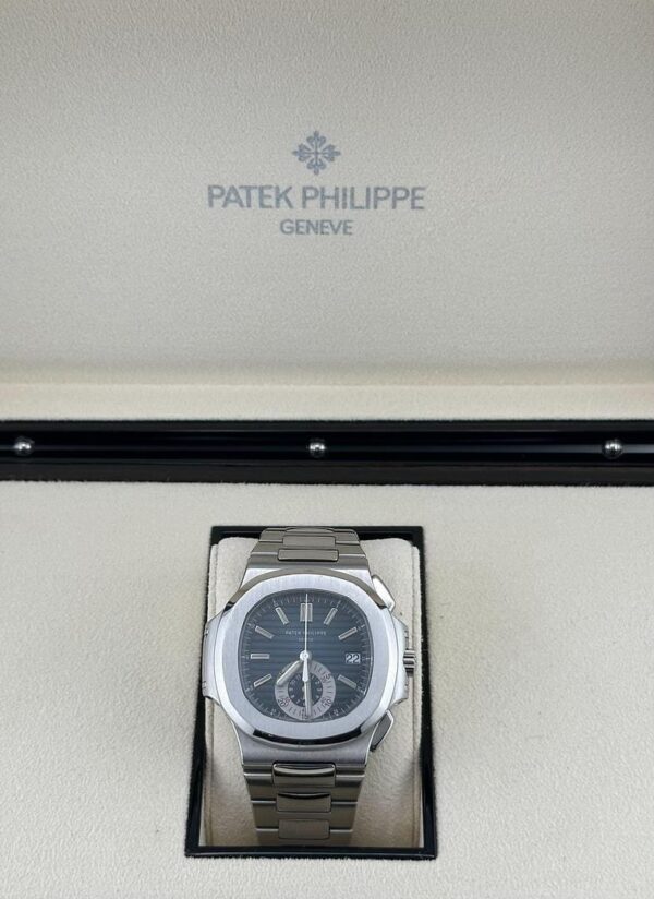 Nautilus 5980/1A-001 Chronograph Steel Blue Dial