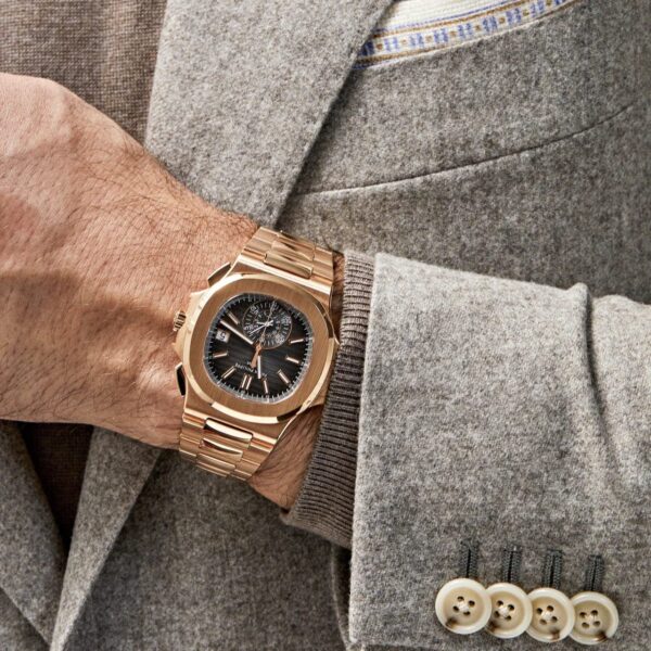 Nautilus 5980/1R-001 Chronograph Date Rose Gold
