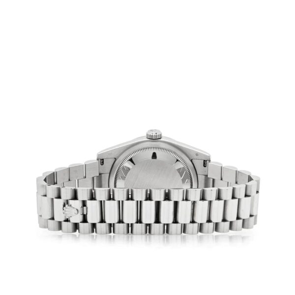 Day-Date 118206 Platinum Silver Diamond Dial (2022)