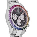 Daytona 116599RBOW 'Rainbow' White Gold Black Dial Sapphire Bezel (2022)